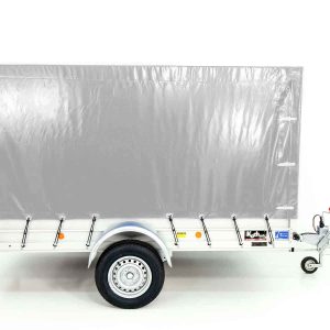 Przyczepa Koch z plandeką 150x300cm 1300kg | Typ 7.13 | Wysoka plandeka 160cm - Srebrna - obrazek 13