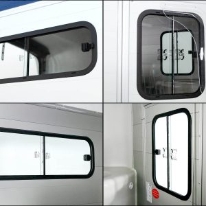 Cheval Liberte Przyczepa do koni Touring Jumping | Zawieszenie Pullman | z siodlarnią | niebieska - obrazek 20