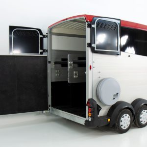 Ifor Williams Przyczepa do przewozu koni HBX 506 | Siodlarnia | Nowy model | Czerwony - obrazek 13