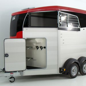 Ifor Williams Przyczepa do przewozu koni HBX 506 | Siodlarnia | Nowy model | Czerwony - obrazek 3