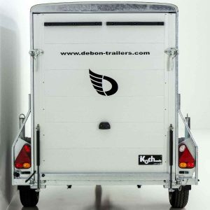 Debon Przyczepa kontenerowa Roadster Alu 255 125x255cm Wys.:156cm | Czarna - obrazek 8