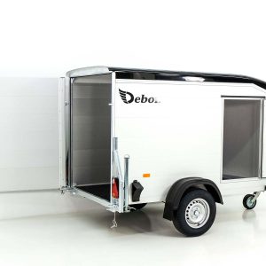 Debon Przyczepa kontenerowa Roadster Alu 255 125x255cm Wys.:156cm | Czarna - obrazek 4