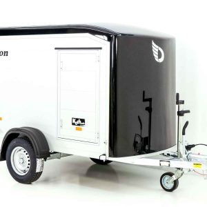 Debon Przyczepa kontenerowa Roadster Alu 255 125x255cm Wys.:156cm | Czarna - obrazek 5