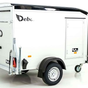 Debon Przyczepa kontenerowa Roadster Alu 255 125x255cm Wys.:156cm | Czarna - obrazek 7