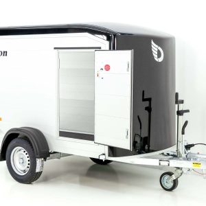 Debon Przyczepa kontenerowa Roadster Alu 255 125x255cm Wys.:156cm | Czarna - obrazek 10