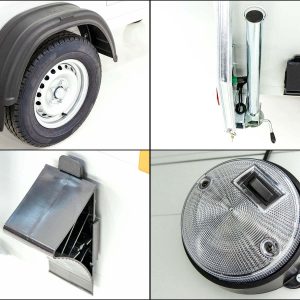 Debon Przyczepa kontenerowa Roadster Alu 255 125x255cm Wys.:156cm | Czarna - obrazek 15