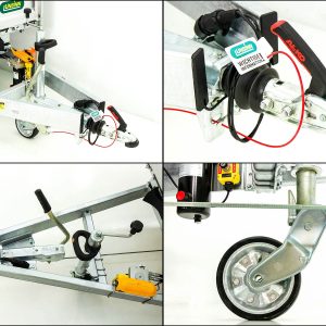 Unsinn wywrotka tylna 150x276cm 2,6t | Premium Kipper | Nadstawka siatkowa 65cm - obrazek 5