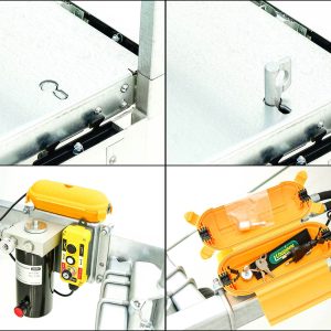 Unsinn wywrotka tylna 150x276cm 2,6t | Premium Kipper | Nadstawka siatkowa 65cm - obrazek 4