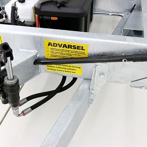 Variant Wywrotka trójstronna VDK 185x360 3,5t | resory piórowe | pompa elektryczna | skrzynia ramp - obrazek 3