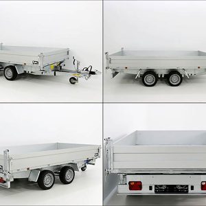 Variant Wywrotka trójstronna VDK 185x360 3,5t | resory piórowe | pompa elektryczna | skrzynia ramp - obrazek 5