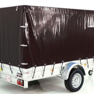 Przyczepa Koch z plandeką 150x300cm 1300kg | Typ 7.13 | Wysoka plandeka 160cm - Czarna - obrazek 16