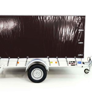 Przyczepa Koch z plandeką 150x300cm 1300kg | Typ 7.13 | Wysoka plandeka 160cm - Czarna - obrazek 5