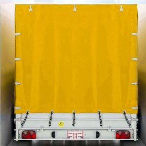 Przyczepa Koch z plandeką 185x400cm 2600kg | Typ 10.26 | Wysoka plandeka 200cm - Żółta - obrazek 5