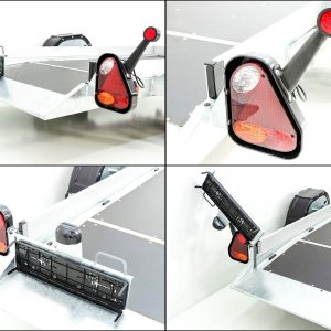 Vezeko Przyczepa opuszczana 127x246 cm 750 kg - obrazek 9