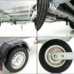 Vezeko Przyczepa opuszczana 127x246 cm 750 kg - obrazek 10