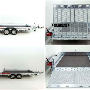 Temared Przyczepa budowlana Builder 183x400cm 3,5t | Rampa - obrazek 3