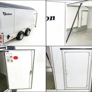 Debon Kofferanhänger Roadster C1000 200x500x200 cm 3,5t grau - obrazek 11