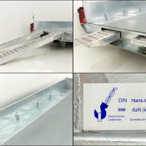 Przyczepa wywrotka tylna Variant 170x360cm 3,5t | Pompa elektryczna - obrazek 4