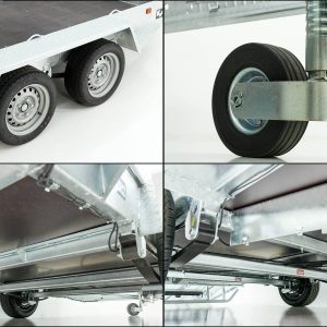 Variant Przyczepa do maszyn budowlanych Maxi Load 161x305 3,5t | Rampa / Beavertail - obrazek 6