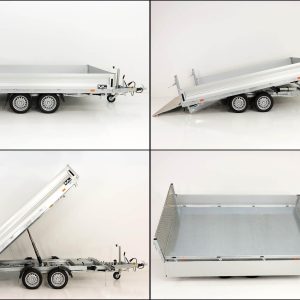 Przyczepa trójstronna wywrotka Vezeko VMDK35.3 | 185x350cm 3,5t | Platforma kiprowana - obrazek 17