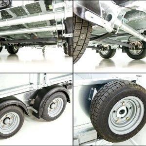 Ifor Williams wywrotka tylna TT 3017 170x300cm 3,5t | Pompa elektryczna | Nadstawka siatkowa 80cm - obrazek 5