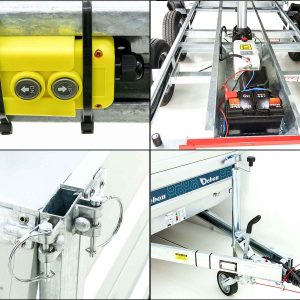 Debon Wywrotka trójstronna 180x306 2,6t | pompa elektryczna | burty podwyższane - obrazek 9