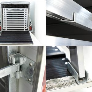 Koch Alf Profi Przyczepa do bydła 185x450 cm | Wys. 185 cm | 3,5t | Kombi-rampa - obrazek 12