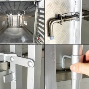 Koch Alf Profi Przyczepa do bydła 185x450 cm | Wys. 185 cm | 3,5t | Kombi-rampa - obrazek 11