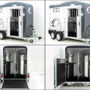 Cheval Liberte Przyczepa do koni Touring Country | Zawieszenie Pullman | Wyjście przednie | szara - obrazek 5