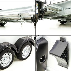 Cheval Liberte Przyczepa do koni Touring Country | Zawieszenie Pullman | Wyjście przednie | szara - obrazek 9