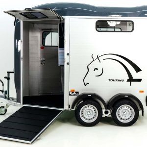 Cheval Liberte Przyczepa do koni Touring Country | Zawieszenie Pullman | Wyjście przednie | szara - obrazek 11