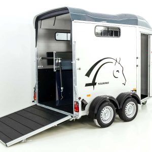 Cheval Liberte Przyczepa do koni Touring Country | Zawieszenie Pullman | Wyjście przednie | szara - obrazek 14