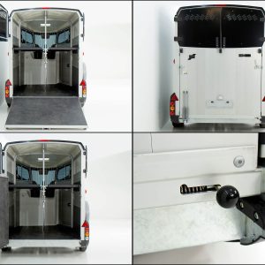 Ifor Williams Przyczepa do przewozu koni HBX 506 | Siodlarnia | Nowy model | Srebrny - obrazek 5