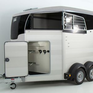 Ifor Williams Przyczepa do przewozu koni HBX 506 | Siodlarnia | Nowy model | Srebrny - obrazek 14