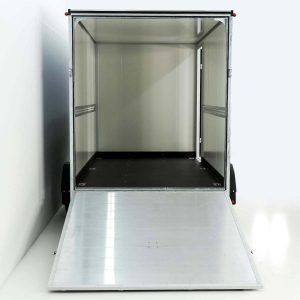 Vezeko Przyczepa furgonowa 184x355cm Wys.:205cm 2,7t | Drzwi/Rampa | Czarna - obrazek 14