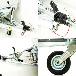 Eduard wywrotka tylna 150x256cm 1,8t | Pompa elektryczna + ręczna - obrazek 7