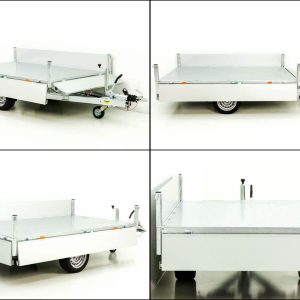 Eduard wywrotka tylna 150x256cm 1,8t | Pompa elektryczna + ręczna - obrazek 4