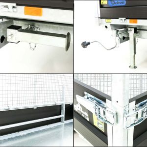 Debon Wywrotka trójstronna 180x324 3,5t | Black Edition | Nadstawki siatkowe | Najazdy | Podpory - obrazek 16