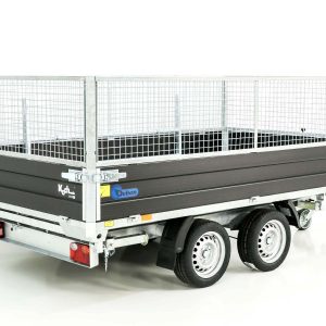 Debon Wywrotka trójstronna 180x324 3,5t | Black Edition | Nadstawki siatkowe | Najazdy | Podpory