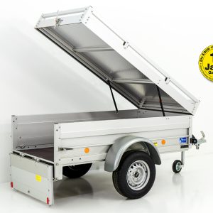 Przyczepa skrzyniowa z pokrywą 105x205cm 750kg | wysokość 50cm Typ U2 - obrazek 15