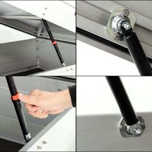 Przyczepa skrzyniowa z pokrywą 105x205cm 750kg | wysokość 50cm Typ U2 - obrazek 8