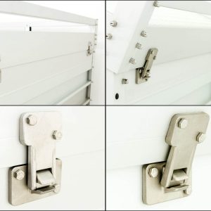 Przyczepa skrzyniowa z pokrywą 105x205cm 750kg | wysokość 50cm Typ U2 - obrazek 9