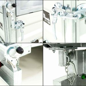 Variant Wywrotka trójstronna VDK 168x320 3,0t | Pompa elektryczna | Nadstawka stalowa 60 cm - obrazek 3