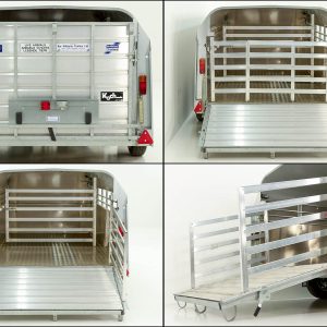 Ifor Williams Przyczepa do bydła TA5 12x4 156x372 cm Wysokość: 120 cm | 2,7t - obrazek 7