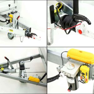 Unsinn Wywrotka trójstronna UDK 175x306cm 3,5t | Pompa elektryczna | Krata 65cm - obrazek 8