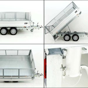 Unsinn Wywrotka trójstronna UDK 175x306cm 3,5t | Pompa elektryczna | Krata 65cm - obrazek 4