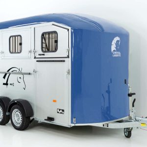 Cheval Liberte Przyczepa do koni MAXI 2 | niebieski - obrazek 5