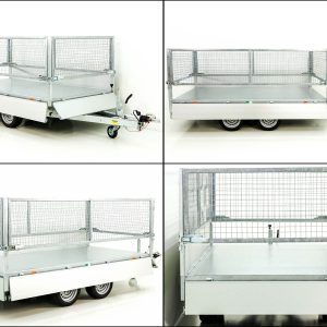 Eduard wywrotka tylna 160x311cm 2,0t | Pompa elektryczna + ręczna | Krata 70cm - obrazek 6