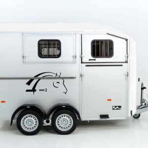 Cheval Liberte Przyczepa do koni MAXI 2 | biały - obrazek 16
