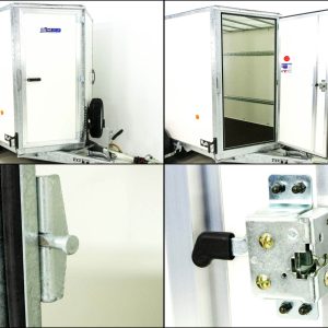 Ifor Williams Przyczepa kontenerowa BV 125G 147x360cm Wys.:214cm 2,7t | Kombi klapa/rampa - obrazek 5